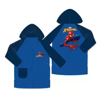 Capa de Chuva Homem-Aranha Azul, 100% em PVC impermeável, envio imediato, receba em 2 dias