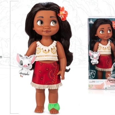 Boneca Vaiana Coleção Animators - 39cm, oficial Disney Store, receba em 7 dias