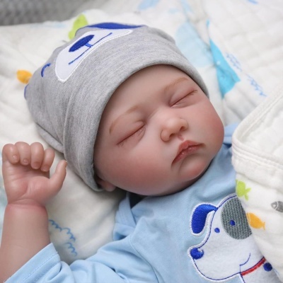 Bebé Nenuco Reborn menino 50cm corpo inteiro em Vinil Silicone, banhável com acessórios