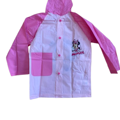 Capa de Chuva Minnie Rosa, 100% em PVC impermeável, envio imediato, receba em 2 dias