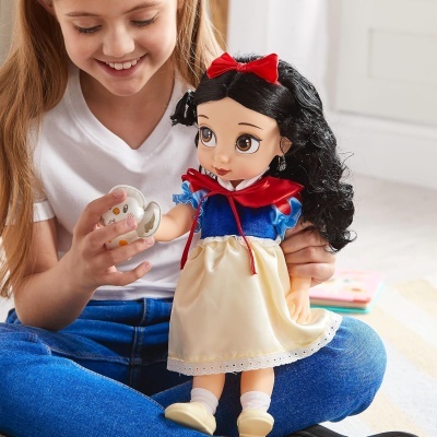 Branca de Neve Boneca Coleção Animators - 39cm, Boneca Branca de Neve oficial Disney Store,  receba em 7 dias