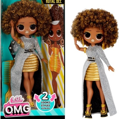 LOL Surprise OMG Novos Penteados: Royal Bee  - Edição Limitada, boneca 25cm