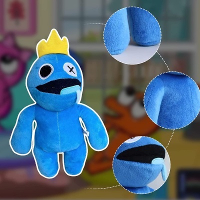 Roblox Azul Babão, Rainbow Friends peluche aprox 30cm macio e fofinho, pronto envio