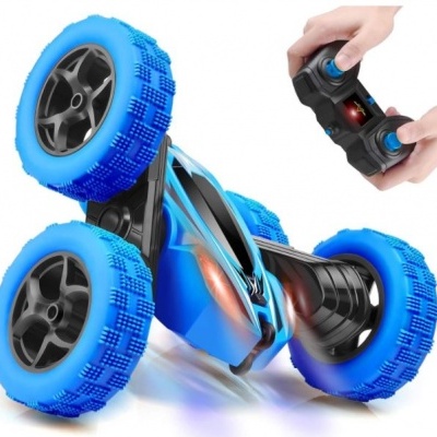 Carro Telecomandado, rotação 360º, luzes LED, resistente, carro com comando, baterias recarregáveis,