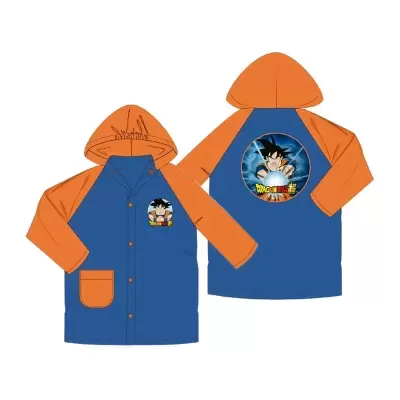 Capa de Chuva Dragon Ball Z, Azul, 100% em PVC impermeável, envio imediato, receba em 2 dias