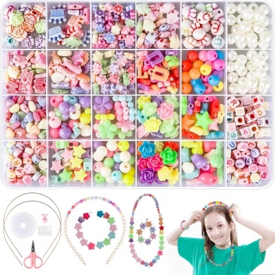 Kit contas para fazer Pulseiras, arcos, missangas para trabalhos manuais, +550 peças