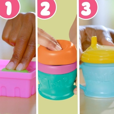 Boneca Baby Alive 30Cm Hora do Suco Com Acessórios e Fraldinha - Baby Alive que faz xixi e cocó