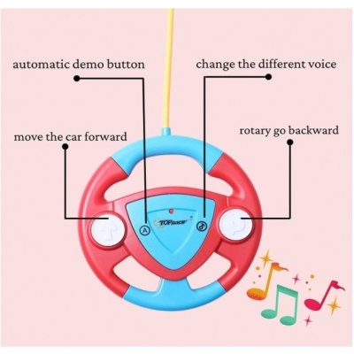 Kit Primeiro Carro com comando Som e Luz - Top Race Cartoon 2 carros telecomandados