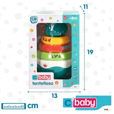 Brinquedo de bebé Dinossauro Sempre em Pé - envio imediato