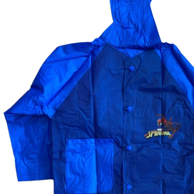 Capa de Chuva Homem-Aranha Azul, 100% em PVC impermeável, envio imediato, receba em 2 dias