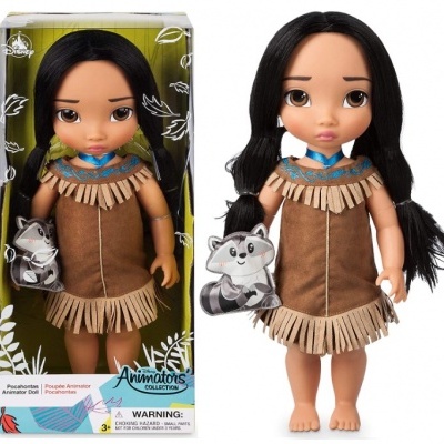 Boneca Pocahontas Coleção Animators - 39cm, Oficial Disney Store,
