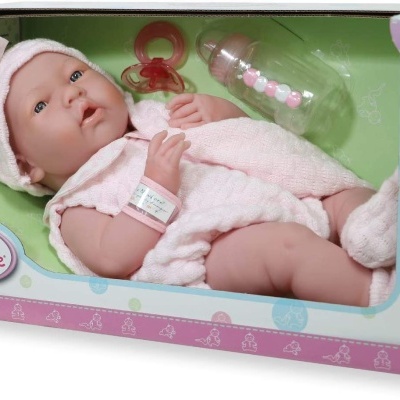 Bebé Reborn recém nascido 40cm corpo inteiro Silicone Vinílico, livre de BPA, com acessórios