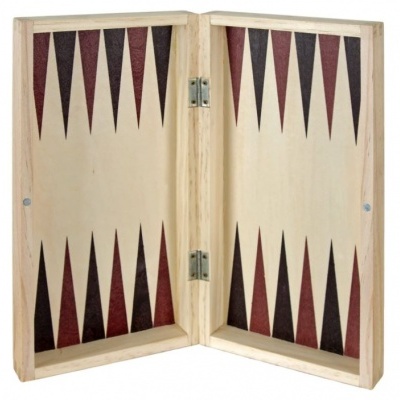 Jogo de Xadrez, Dama e Gamão em Madeira - 3x1 jogos para familia