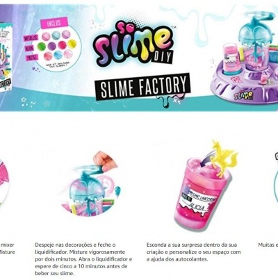 Slime Factory DIY So Slime - Fábrica de Slimes,