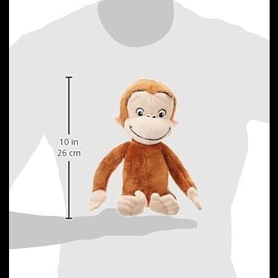 George o Curioso Peluche 26cm, Oficial