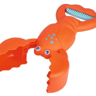 Lagosta brinquedo de praia interativo, brinquedo coletor de areia