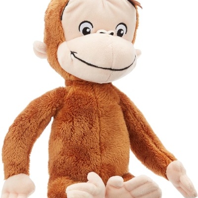 George o Curioso Peluche 26cm, Oficial