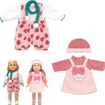 Kit roupas para Bebe Reborn de 35 a 45cm, 2 conjuntos de roupa para bonecas Reborn