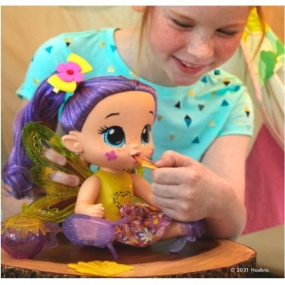 Baby Alive Glo Pixies Siena Sparkle 25cm, eletrónica - receba em 2 dias
