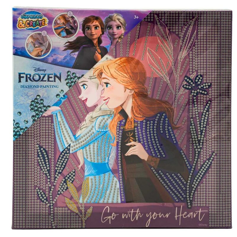 PINTURA DE DIAMANTES EM CANVAS 29X29CM - ANNA E ELSA (FROZEN), CANENCO PINTURA DE DIAMANTES EM CANVAS 29X29CM - ANNA E ELSA (FROZEN), CANENCO