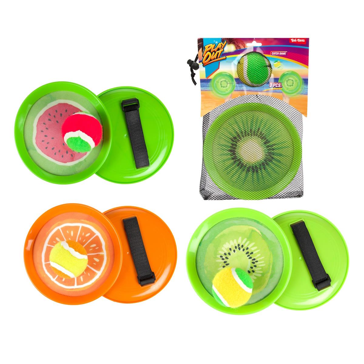 JOGO RAQUETES COM VELCRO - FRUTOS JOGO RAQUETES COM VELCRO - FRUTOS