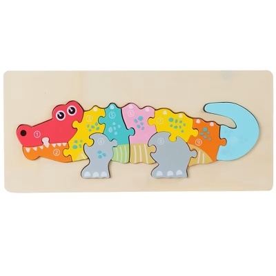 PUZZLE EM MADEIRA TEMÁTICO 20X10CM