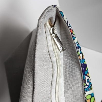 SACO DE PRAIA COM ALÇAS DE CORDA PADRÃO COLORIDO