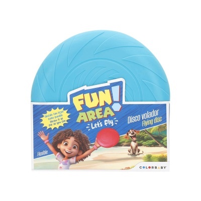 DISCO VOADOR BORRACHA 18CM FUN AREA