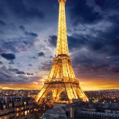 PUZZLE ALTA QUALIDADE TORRE EIFFEL - 1000 PEÇAS CLEMENTONI