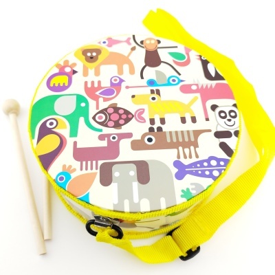 TAMBOR INFANTIL EM MADEIRA 15CM TAMBOR INFANTIL EM MADEIRA 15CM