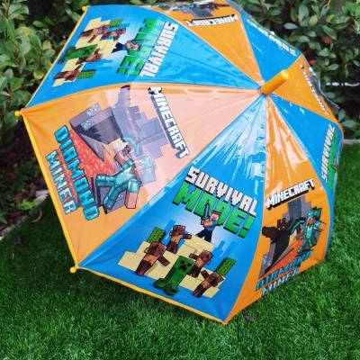 GUARDA-CHUVA 46CM PVC MINECRAFT