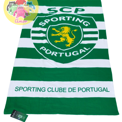 TOALHA 100X180CM MICROFIBRA OFICIAL SPORTING CLUBE DE PORTUGAL