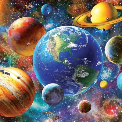 PUZZLE SISTEMA SOLAR - 500 PEÇAS, EDUCA