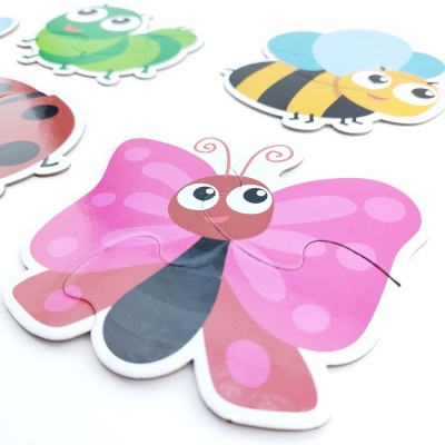 PUZZLE 6 EM 1 - SERIE INSETOS