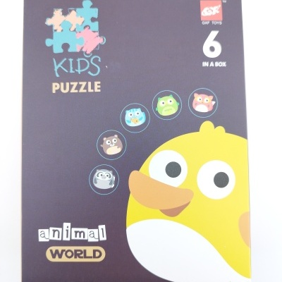 PUZZLE 6 EM 1 - SERIE ANIMAIS