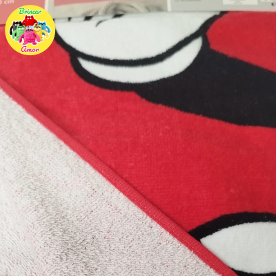 TOALHA DE PRAIA CRIANÇA 100% ALGODÃO MINNIE