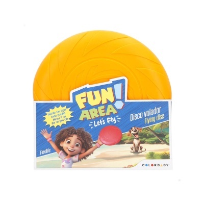 DISCO VOADOR BORRACHA 18CM FUN AREA