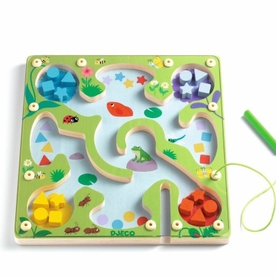 FROGYMAZE - JOGO DE CLASSIFICAÇÃO DE FORMAS E CORES DJECO