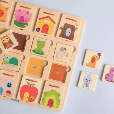 CABANIMO - JOGO DE ADIVINHAR E ESCONDE-ESCONDE, DJECO