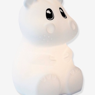 LUZ NOTURNA EM SILICONE KIDYNIGHT - HIPOPÓTAMO