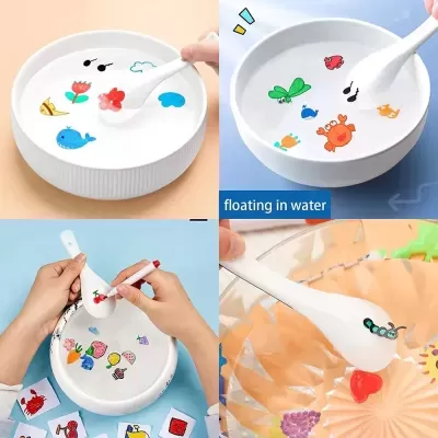 6 MARCADORES COM TINTA FLUTUANTE + APLICADOR, MOXY