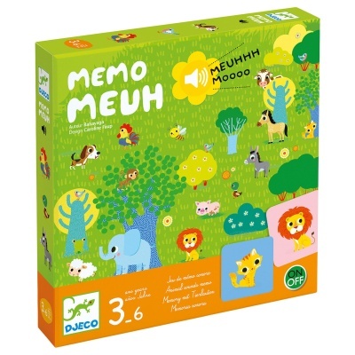 MEMO MEUH - JOGO DE MEMÓRIA SONORA DJECO
