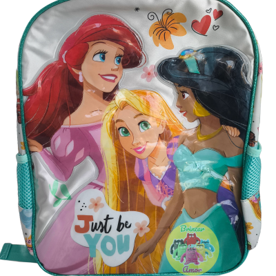 MOCHILA ESCOLAR 39CM BASIC PRINCESAS DISNEY