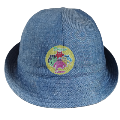 CHAPÉU CRIANÇA COM ELÁSTICO - AZUL