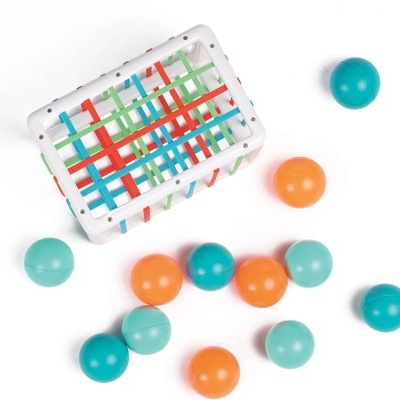 CUBO DE MANIPULAÇÃO COM BOLAS - ATIVIDADES SONORAS, LUDI