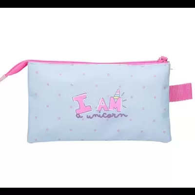 ESTOJO TRIPLO ESCOLAR 22CM I AM A UNICORN