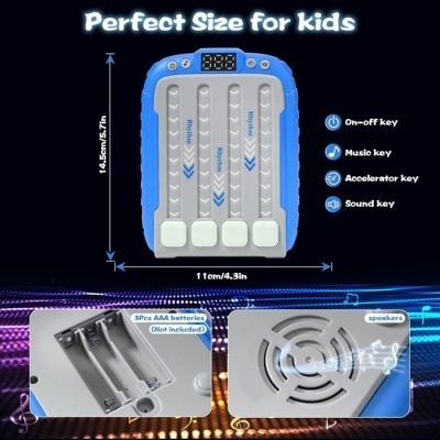 RYTMO - CONSOLA MUSICAL PORTÁTIL, TOYS REVOLUTION