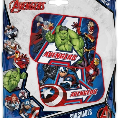TAPA SOL AUTOMÓVEL AVENGERS MARVEL (2UN)