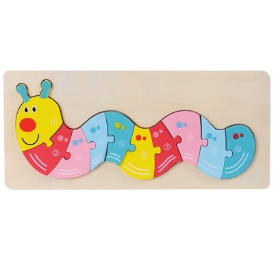 PUZZLE EM MADEIRA TEMÁTICO 20X10CM