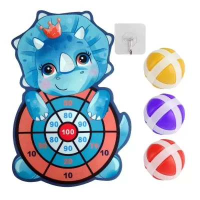 JOGO DO ALVO C/ BOLAS AUTO-ADERENTES - ANIMAIS DIVERTIDOS